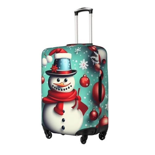 Merry Christmas Day Luggage Covers For Suitcase Approved,Suitcase Cover Protector Fit 18-32 InchLuggage, Large2