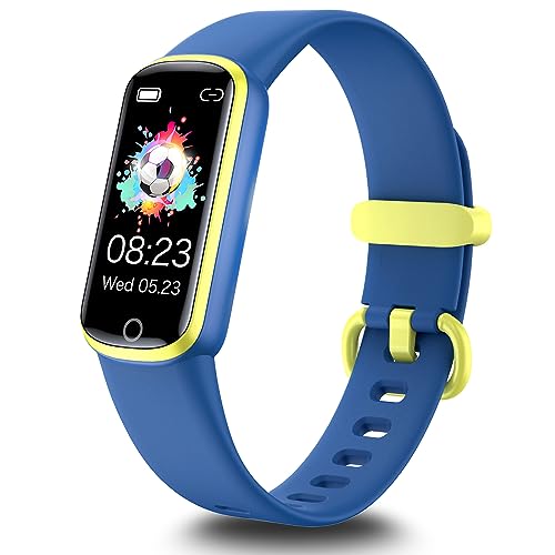DIGEEHOT Kids Fitness Watch, Activity Tracker Kids Smart Watch with Heart Rate Monitor, Sleep Tracking, 11 Sports Modes Waterproof Fitness Tracker with Pedometer, Calorie Counter, Alarm Clock