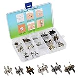 【Hochwertiger Magnetische Knopfverschluss 】- Das Design des Metallknopfs ist sehr hervorgehoben,und aus Eisen und Zink herstellt,sehr flache und galvanisierte Oberfläche,Rostfrei