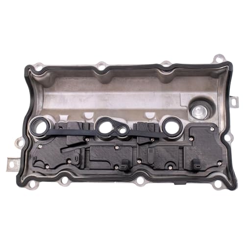 Image of TRQ Left Valve Cover Driver Side Compatible with 2013 INFINITI EX37 FX37 2008-2013 G37 2011-2013 M37 2014-2019 Q70 2015-2019 Q70L 2014-2017 QX50 QX70 2009-2020 Nissan 370Z