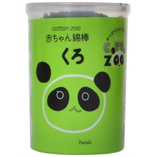 コットン・ＺＯＯ赤ちゃん綿棒くろ１６０Ｐ ×10個セット（Amazon）