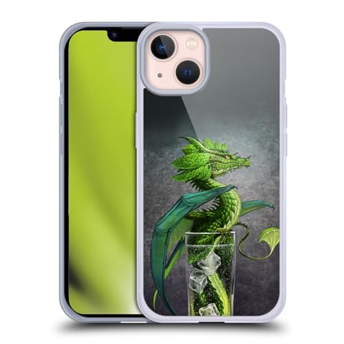 Head Case Designs Officially Licensed Stanley Morrison Green Mojito Drink Dragons Gel Case [Military Grade Protection] Compatible with Apple iPhone 13 and Compatible with MagSafe