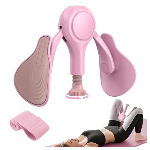 Ejercitador de Muslos y Suelo Pélvico para Mujeres Máquina de Ejercicio Interno de Piernas con Banda de Resistencia Kegel Trainer Tonificador de Glúteos y Musculatura Abdominal para Casa