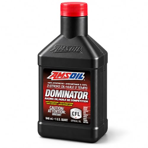 AMSOIL FULL SYNTHETIC Dominator 2-Cycle Oil 1 Quart