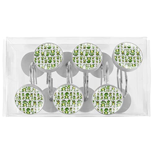 Anneaux de rideau de douche en acier inoxydable durable x12 - 6
