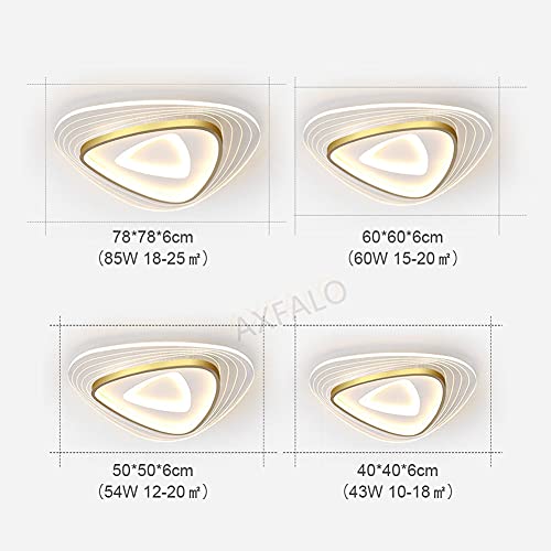 Plafonnier LED acrylique blanc : la solution d'éclairage géométrique anti-zones d'ombre - 5
