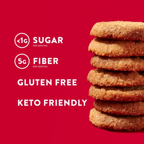 Highkey B0B5FMNDC6 Gluten Free Ginger Spice Cookies - Keto Snack No Sugar Low Carb Snacks Foods Diet Friendly Food Healthy Cookie Dessert Treat Sweet <1G Sugar Ginger Snaps 2.0Oz 3Pack thumb #3