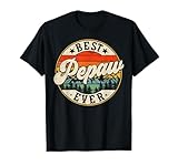 Vintage Best Pepaw Ever Father's Day Grandpa Men T-Shirt