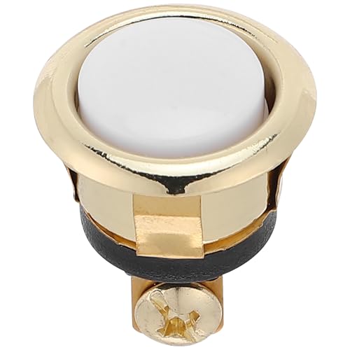 SOESFOUFU Wired Door Bell Push Button - Round Vintage Wall Mounted Doorbell Button for Home Garage - Doorbell Component for Replacement and Repairing