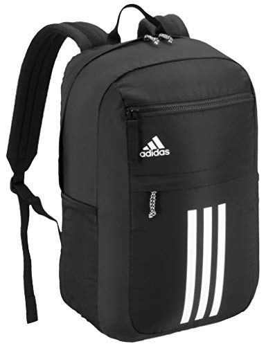 adidas Unisex League 3 Stripe Backpack, Black, ONE SIZE