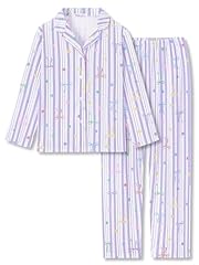 Purple Stripes & Multicolor Bows