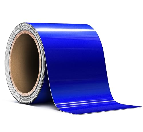 VViViD Dark Blue Liquid Metal Air-Release Adhesive Vinyl Pinstripe Tape Roll (3 Inch x 20ft)