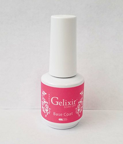 GELIXIR - Soak Off Gel Base Coat - 0.5 Oz - 15 mL