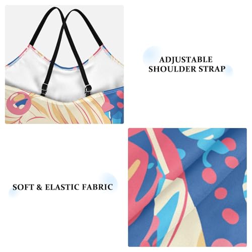 KLL Lollipop Girl Girls' 1-Piece Bathing Suit Summer Swimwear with Adjustable Straps Quick-Dry3