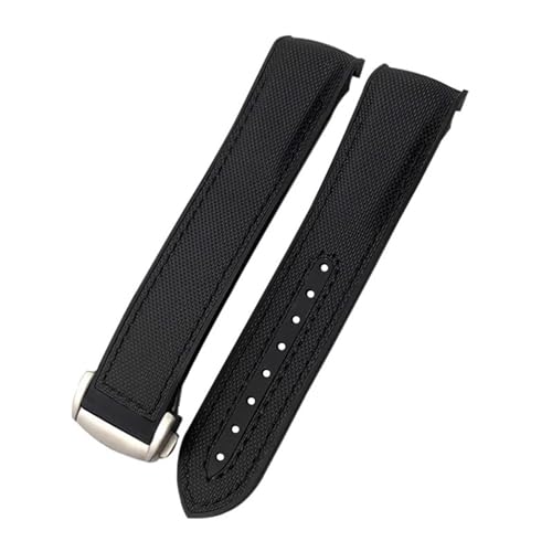 Bracelet de montre 22mm en nylon et silicone fluoré pour vos aventures marines