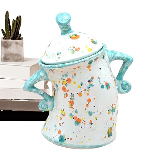 Canister With Attitude | Cute Food Storage Jar With Lid | Tea Coffee And Sugar Canister | Sassy Storage Jars With Attitude - Decorative Kitchen Food Storage For Coffee Tea Sugar