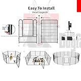 IGOOUO Dog Playpen Outdoor for Medium/Large Dogs 91.5cm High, Heavy Duty Dog Playpen with Rustproof and Sturdy Stakes, Portable Dog Fence for RV Camping(12 Panels) - Image 6