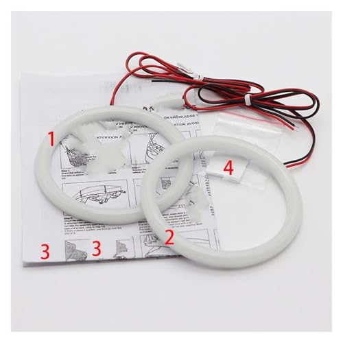 Kit Angel Eyes LED 6000K para Nissan 370Z 2009-2020 con luces de algodon tuning 6