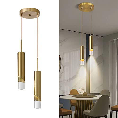Lámpara colgante de techo de diseño minimalista con iluminación de dos luces 2