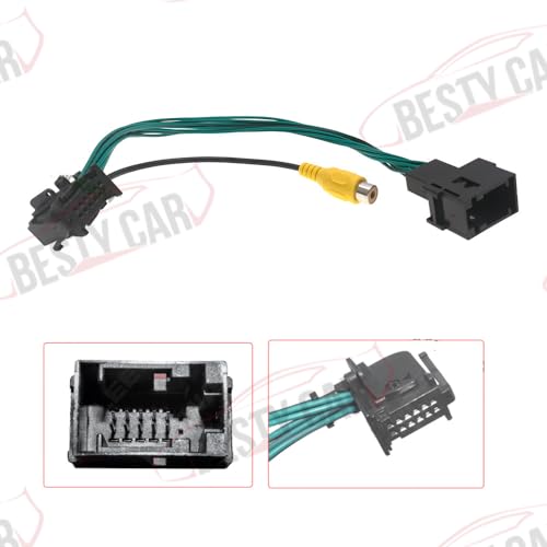 Image of Car Reversing Reverse Backup Camera Video Input Adapter Cable Wire Connector for Ford SYNC 1 fits for Ford Focus Fusion Kuga Ranger Transit Fiesta C-MAX with 4.2″ Screen