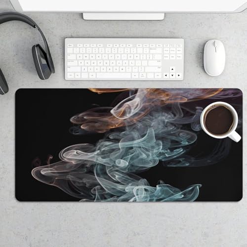 Psychedelic Smoke Desk Pad Large Office Desk Mat miniatura 5