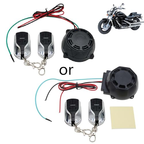 Alarma de seguridad para motocicleta, bicicleta, scooter, protección con control remoto de 12 V, alarma de seguridad para motocicleta