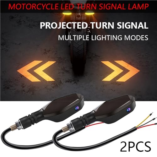 Evita colisiones con la luz de freno trasera de moto intermitente secuencial y proyector universal 2