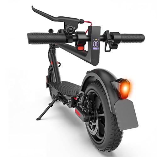 E Scooter mit Straßenzulassung Max 30 km Reichweite,8.5 Zoll Elektroroller mit Wabenreifen Duales Bremssystem 20km/h,Elektro Scooter bis 120kg für Herren Damen
