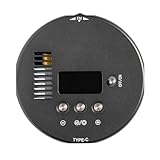 THYXGS Luz LED RGB Redonda Suave, Luz Portátil para Transmisión En Vivo, Modo Dual HSI Color Y CCT, 2500K-8500K, Brillo De 0-100%, Alimentación por USB, para Grabación De Videos