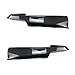 Car Front Bumper Stickers Side Splitter Spoiler Fog Lamp Cover Compatible with BMW F30 F35 M Pack 320I 325I 2013 2014 2015 2016 2017~2019(Black 2 Pcs-01)