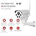 Jennov Full HD 2.0MP 1080P WiFi IP Wireless Security Cameras Outdoor Waterproof CCTV Pan Tilt Zoom PTZ Camera with Built-in 16G Micro SD Card Day Night Vision Mobilephone Remote View