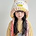 KORADI Kids Novelty Knit Hat Winter Cute Animals Beanie Hats Funny Earflap Caps with Tassel for Girls Boys 2-10 Years Mouse-Pink
