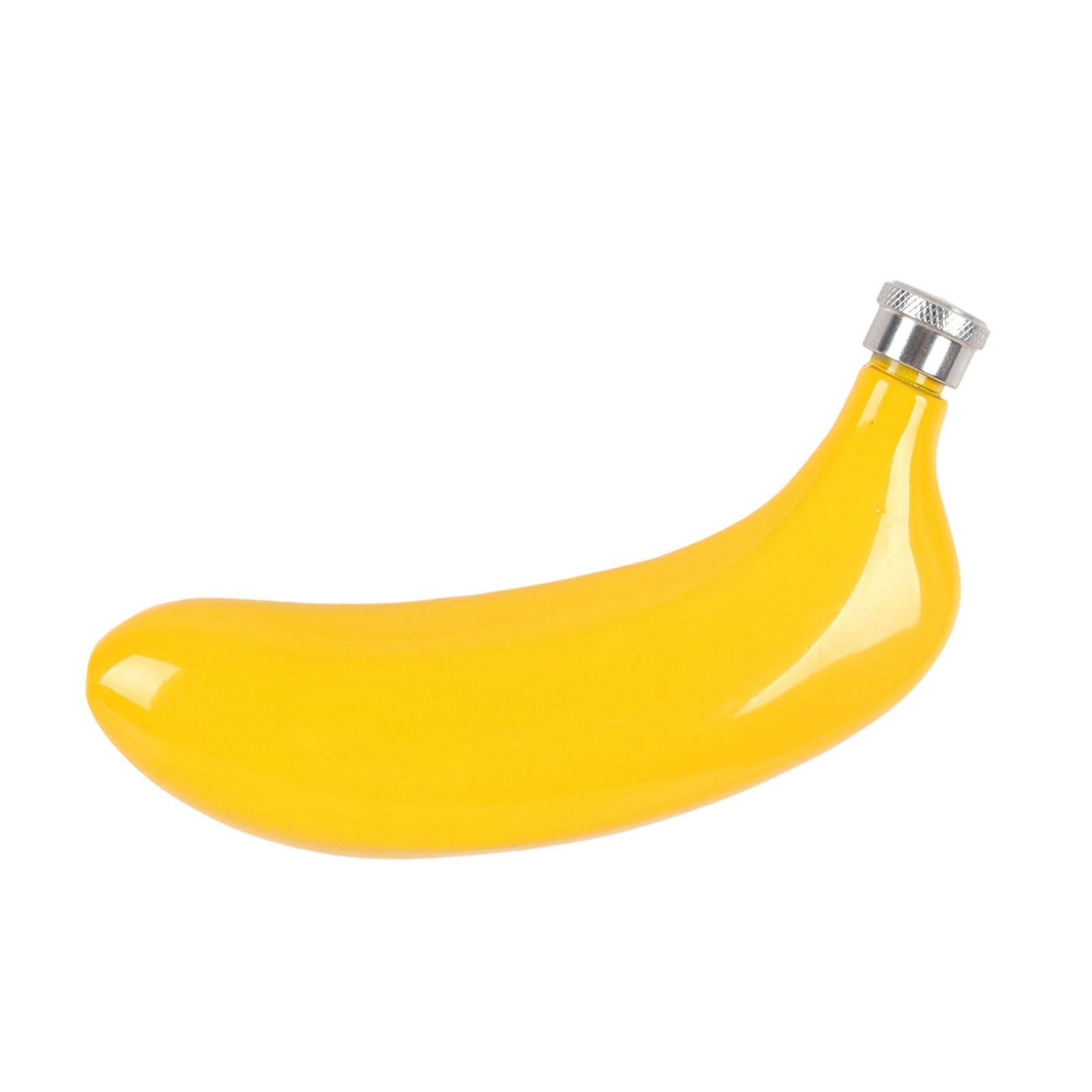 Kalttoy Premium 5oz Banana Shaped Stainless Steel Liquor Flask for Outdoor Adventures Pocket Bottle Drink Container Party Flask