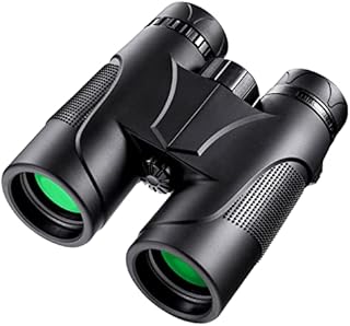 10x42 Binoculars for Adults Compact, HD Professional Binoculars with FMC Lens and Bak4 Prism, Waterproof and Dustproof for Bird Watching, Hunting, Hiking, with Neck Strap and Carry Case