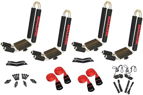 Malone J-Pro 2 J-Style Fixed-Arm Kayak Carrier 2-Pack with SpeedL...