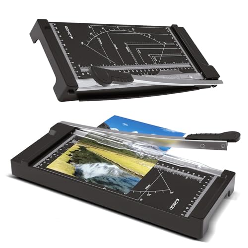 Massicot A4 GENIE GH 05 pour papier photo et carton avec rail de pressage
