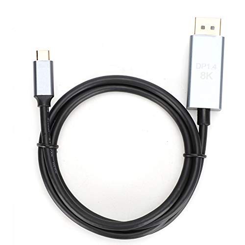 Cable USB-C a DisplayPort 8K T0404 evita parpadeos en pantallas de alta definición