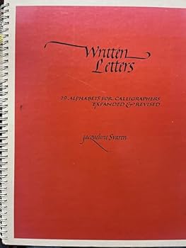 Paperback Written letters: 29 alphabets for calligraphers Book