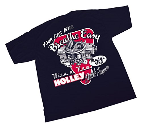 Holley T-Shirt (Blue with Red, X-Large)