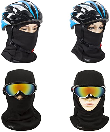 Warm Fleece Balaclava Windproof Ski Mask Cold Weather Face Mask Motorcycle Balaclava Hood Warmer Winter Sports Cap Blue #TOP3