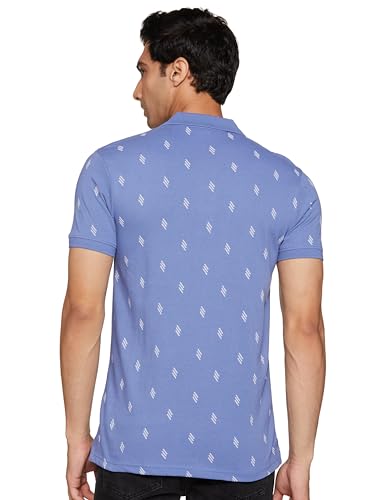 Image of United Colors of Benetton Men Cotton Solid Regular Fit Polo Shirt