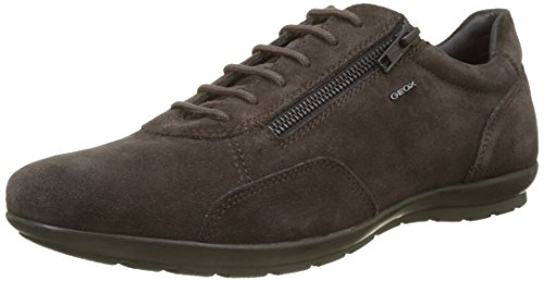 Image of Geox Men's Oxford Lace-Up, Brown Dk Coffee, 10.5 UK