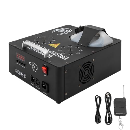 Máquina de Humo 2000W con 2 Boquillas y 16 LEDs RGB miniatura 1
