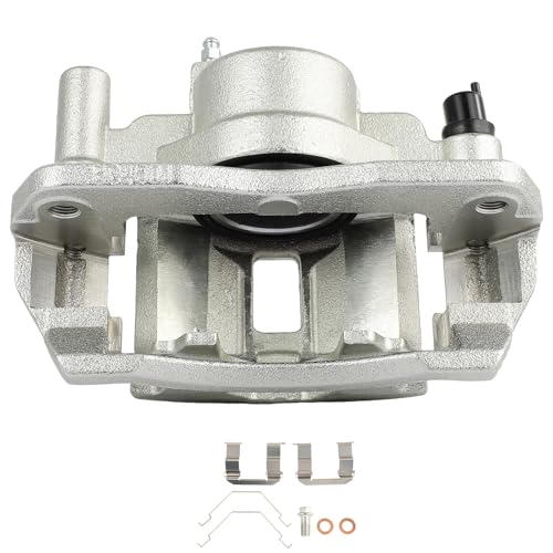 Image of 19B2608 Front Left Disc Brake Caliper w /Bracket