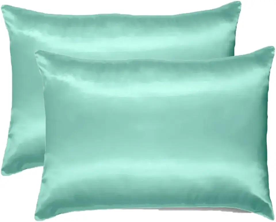 FRONHA DE CETIM (verde agua)