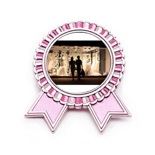 Broche photo amoureux de la nuit de mariage cadeau souvenir en métal