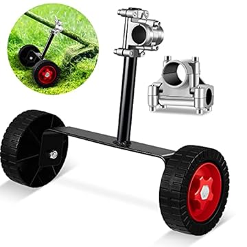 grass trimmer support wheels