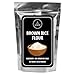Naturevibe Botanicals Brown Rice Flour (2lbs) | Gluten Free | Rich in Protein | Supports Weight Loss [Packaging may Vary]
