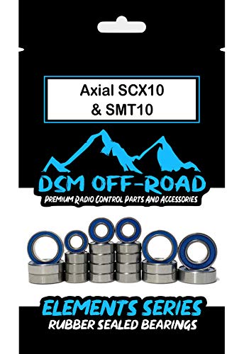 Axial SCX10 & SMT10 (Grave Digger & MAX-D) Sealed Bearing Kit Set (22 Bearings)