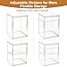 ERTIUANIO Baby Bottle Organizer – 3 Tier Acrylic Bottle Storage Organizer container, Clear Plastic Bottle Station Organizers Drawers for Countertop Kitchen Cabinet Vanity, Bathroom